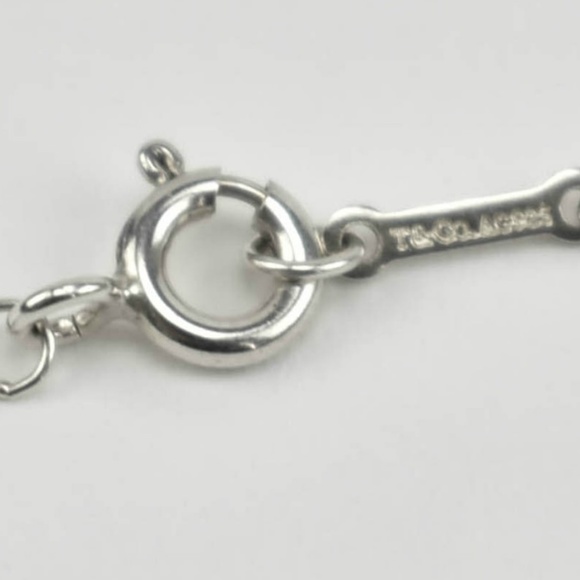 TIFFANY & CO Sterling Silver Heart Necklace 1415 - Picture 6 of 6